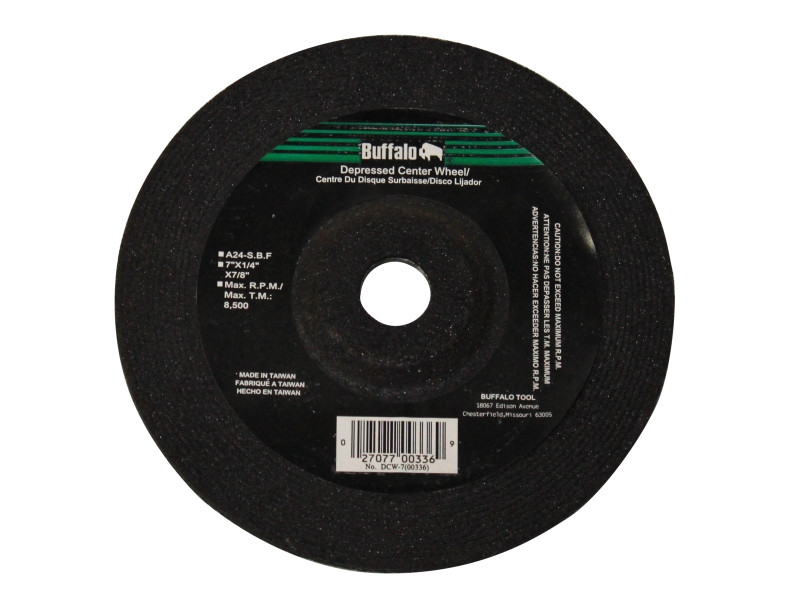 7" DEPRESSED CENTER WHEEL