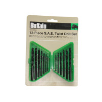 13PC S.A.E. TWIST DRILL SET