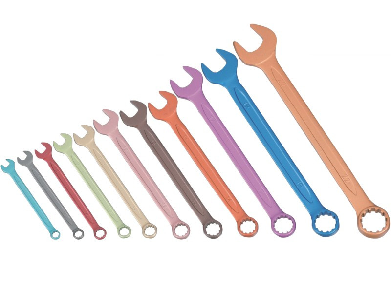 11PCS MICRO-PAINTING TEETH COMBINATION WRENCH SET