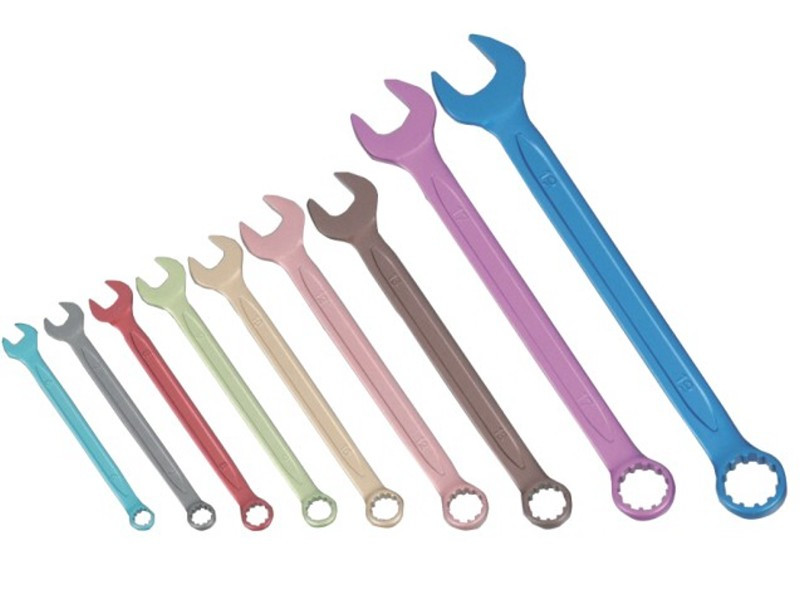 9PCS MICRO-PAINTING TEETH COMBINATION WRENCH SET