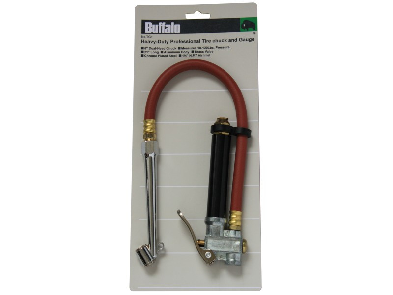 TIRE INFLATOR WITH GUAGE