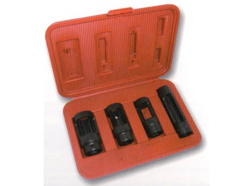 4PCS 1/2” DR. DIESEL INJECTION SENSOR SOCKET SET