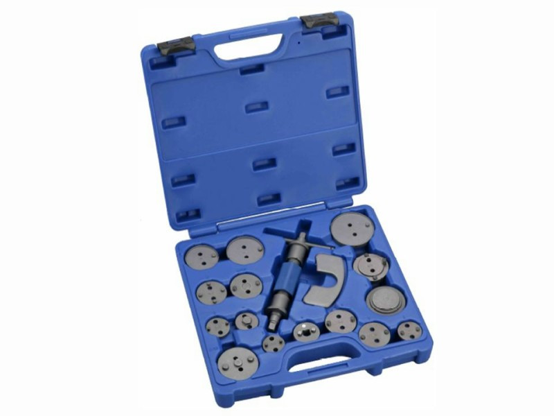 19PCS TWO WAY BRAKE CALIPER PISTON REWIND TOOL KIT
