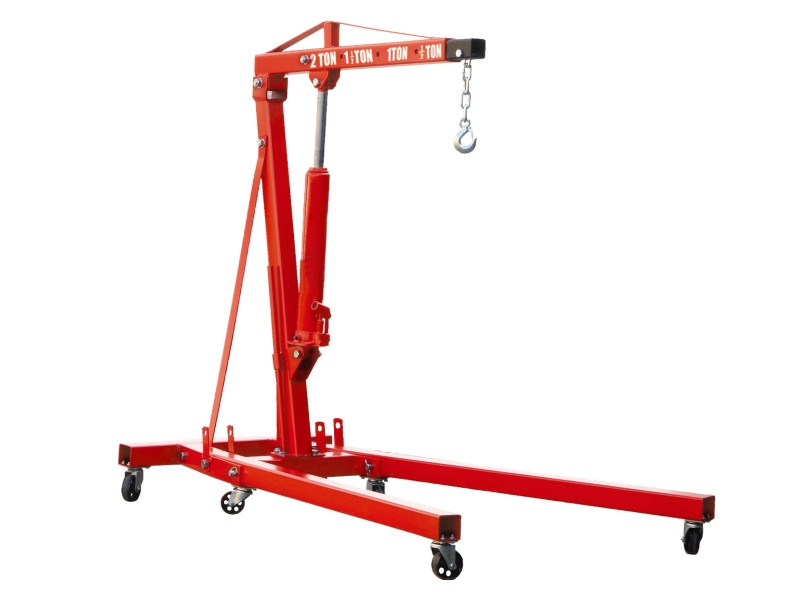 2-TON MOBILE  HYDRAULIC SHOP CRANE