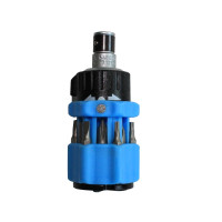 13PCS STUBBY RATCHET SCREWDRIVER 