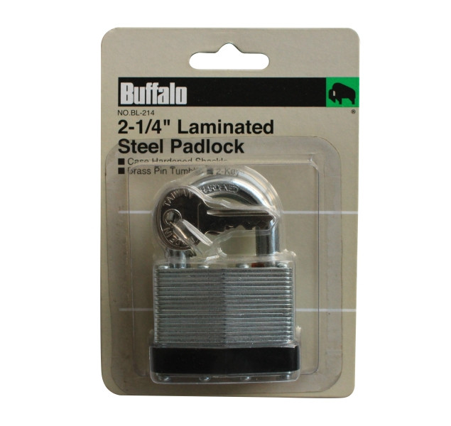 2-1/2" (64MM) LAMINATED STEEL PADLOCK