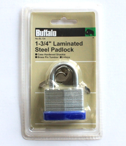 1-3/4" (44MM) LAMINATED STEEL PADLOCK
