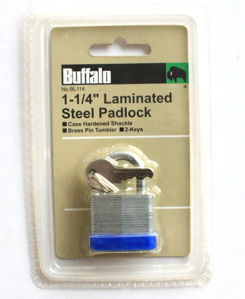 1-1/4" (30MM) LAMINATED STEEL PADLOCK