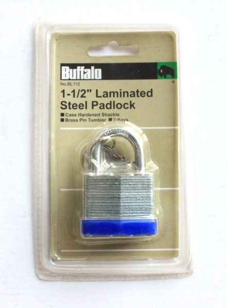 1-1/2" (40MM) LAMINATED STEEL PADLOCK
