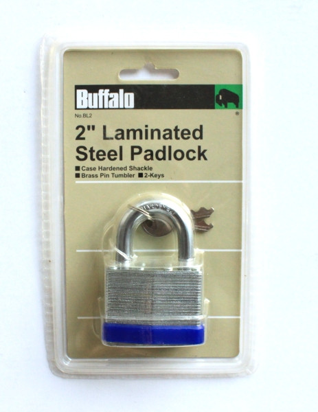 2" (50MM) LAMINATED STEEL PADLOCK
