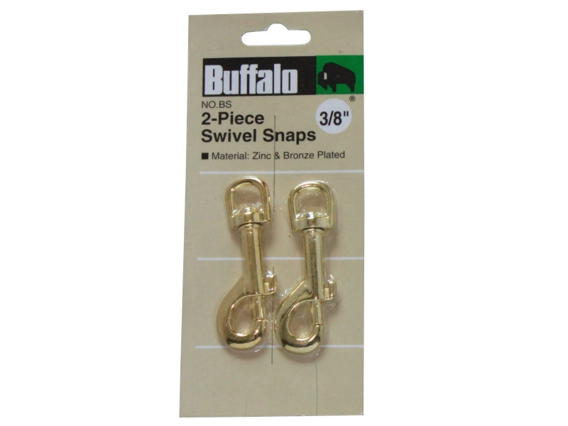 2PC 3/8" SWIVEL SNAPS