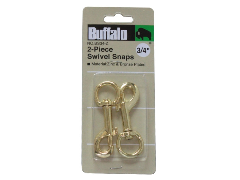 2PC 3/4" SWIVEL SNAPS