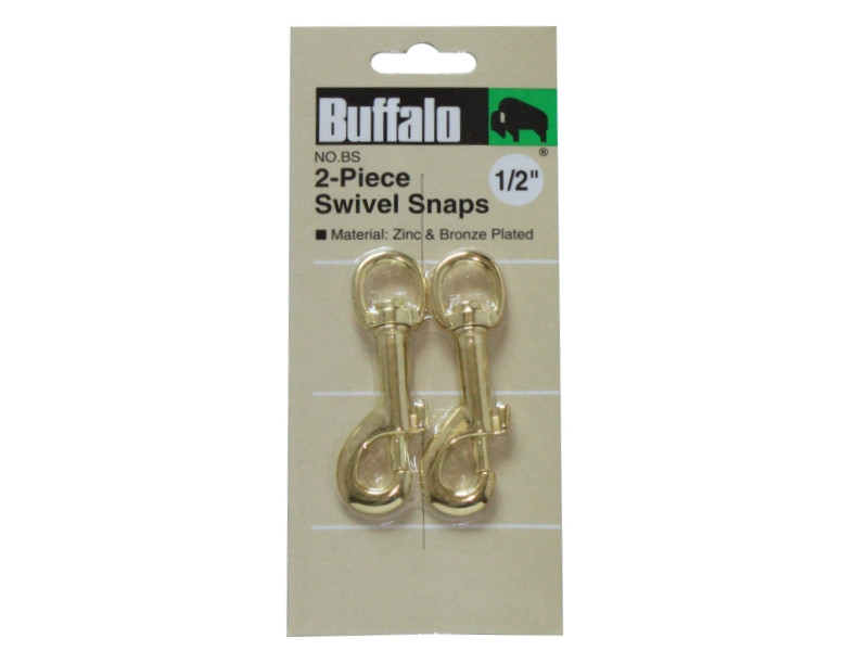 2PC 1/2" SWIVEL SNAPS
