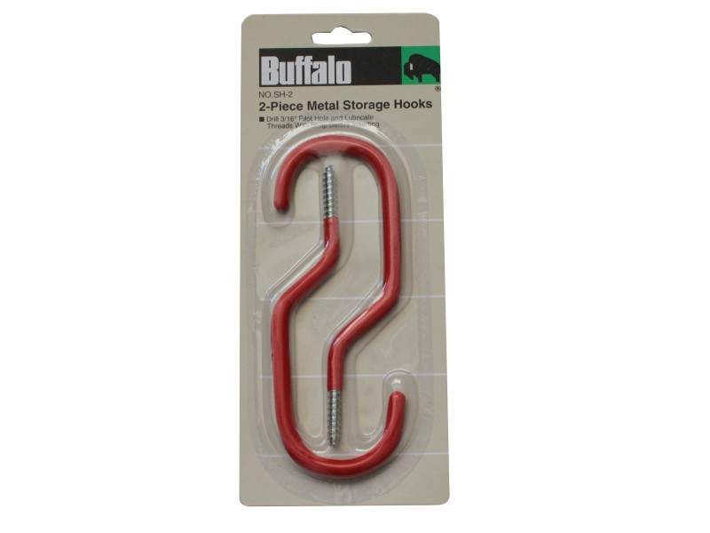 2PC METAL STORAGE HOOKS