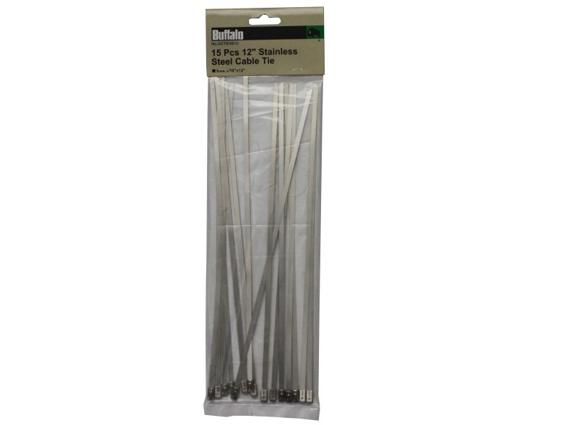 15 PCS STAINLESS STEEL CABLE TIE 