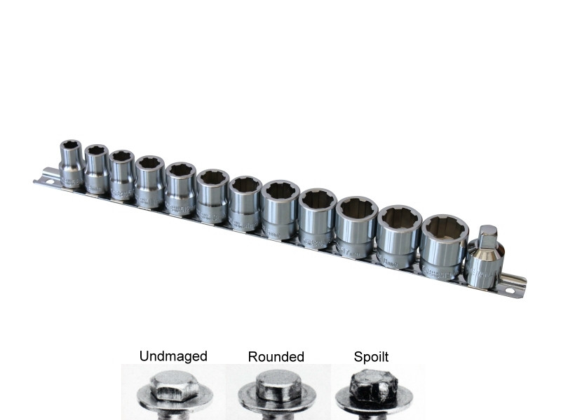 3/8" DR. 13PCS 3 IN 1 SOCKET SETS