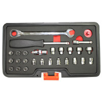27PCS GO-THROUGH AND LOW PROFILE SOCKET SET 