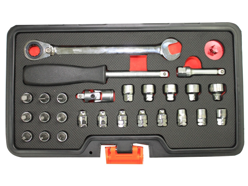 27PCS GO-THROUGH AND LOW PROFILE SOCKET SET 