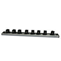 1/2" DR. MAGNETIC ALUMINUM SOCKET RAIL  