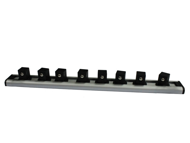 1/2" DR. MAGNETIC ALUMINUM SOCKET RAIL  