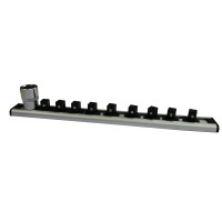 3/8" DR. MAGNETIC ALUMINUM SOCKET RAIL  