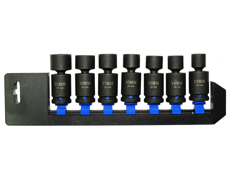 7PC 1/2" DR. IMPACT UNIVERSAL SOCKET SET  