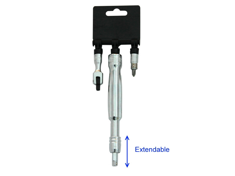 3PC ADJUSTABLE EXTENSION BAR SET