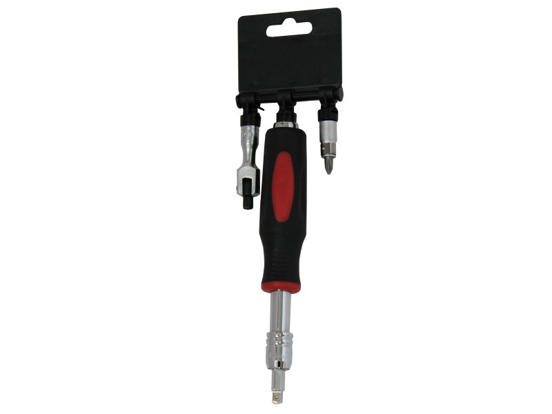 3PCS 1/4" DR. ADJUSTABLE EXTENSION BAR SET       