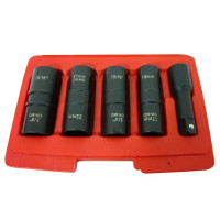 1/2" DR. 5PCS THIN WALL FLIP IMPACT  SOCKET SET  