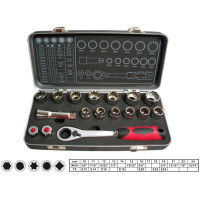 17PCS GO-THROUGH SOCKET SET