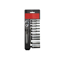 12PCS 1/4" DR. DEEP SOCKET SET