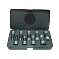 9PC 1/2"DR BIT SOCKET SET - HEX