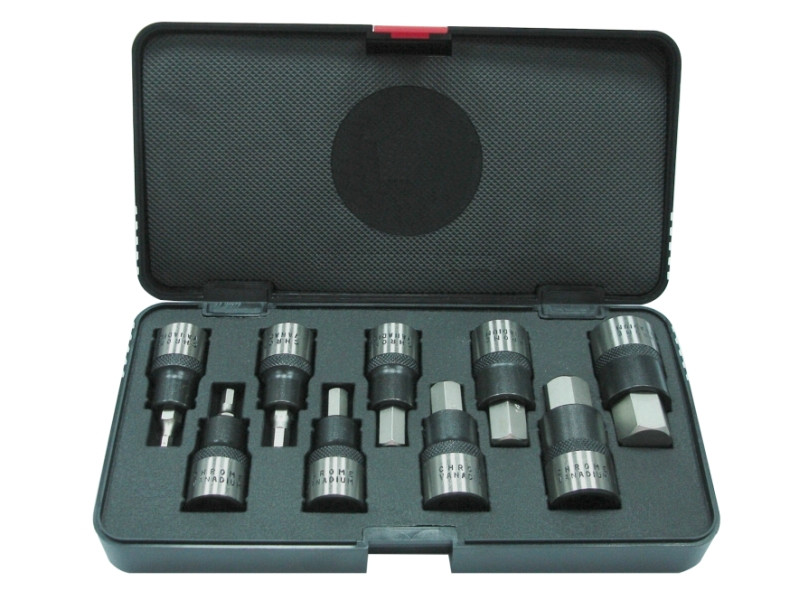 9PC 1/2"DR BIT SOCKET SET - HEX