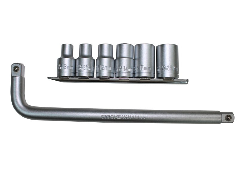 7PCS SOCKETS SET WITH L HANDLE