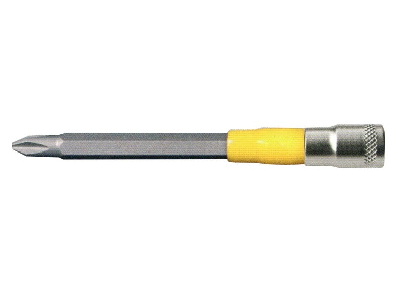 1/4" DR. SOCKET BIT 100MM LENGTH W/YELLOW HOSE