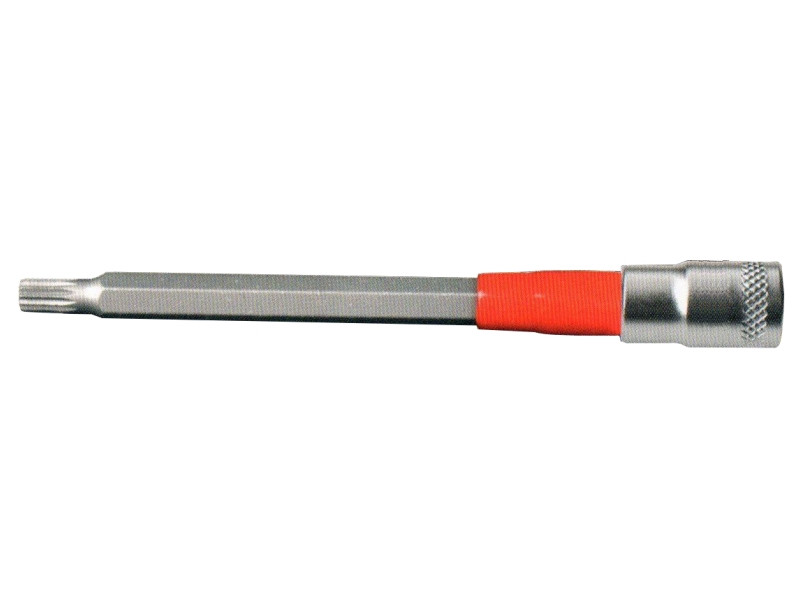 1/4" DR. SOCKET BIT 100MM LENGTH W/RED HOSE
