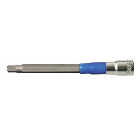 1/4" DR. SOCKET BIT 100MM LENGTH W/GRAY HOSE