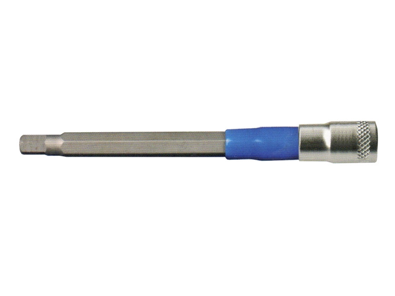 1/4" DR. SOCKET BIT 100MM LENGTH W/GRAY HOSE