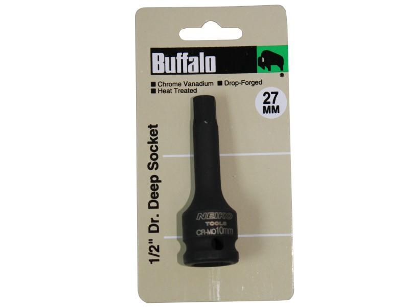 1/2" DR. HEX BIT IMPACT SOCKET - 10MM