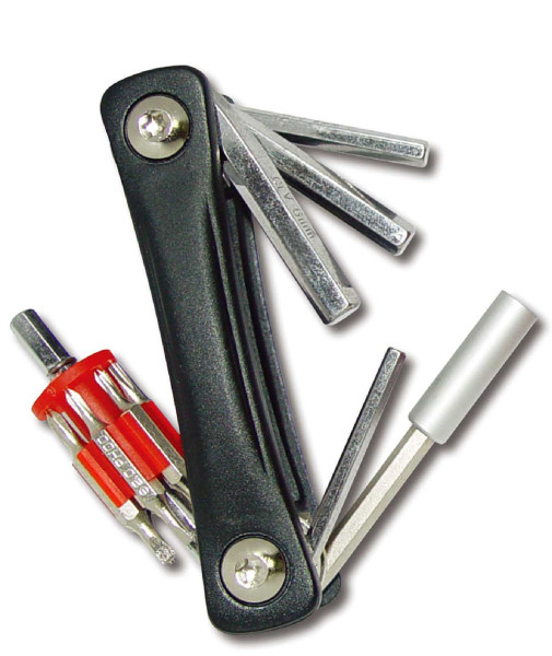 FOLDING SCREWDRIVER WITH HEX KEY WRENCH