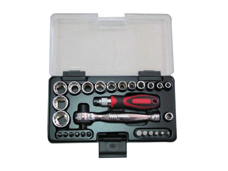 28PCS 1/4" & 3/8" DR. SOCKETS SET