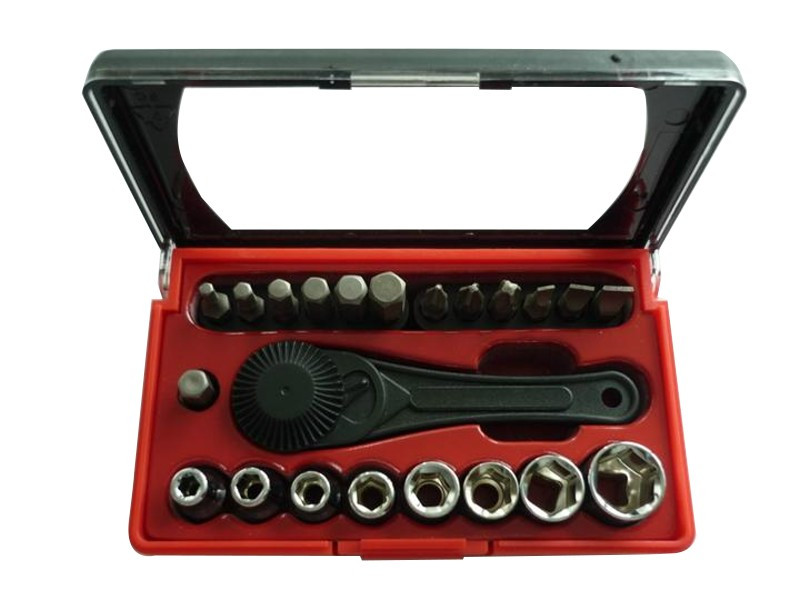 22PCS 1/4" DR. SOCKET SET