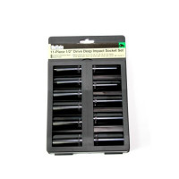 11PC 1/2" DEEP IMPACT SOCKET SET - METRIC