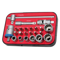 23PCS T-HANDLE RATCHET TOOL SET 