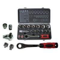 17PCS GO-THROUGH SOCKET SET