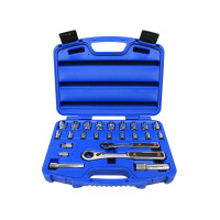 24PCS GO THROUGH SOCKET SET