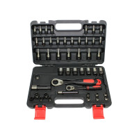 47PCS GO-THROUGH RATCHET WRENCH SET