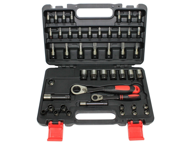 47PCS GO-THROUGH RATCHET WRENCH SET