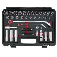 38PCS 75° OFFSET FLEXIBLE GEAR WRENCH SET