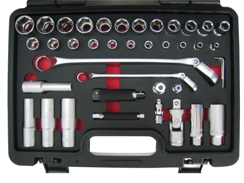 38PCS 75° OFFSET FLEXIBLE GEAR WRENCH SET